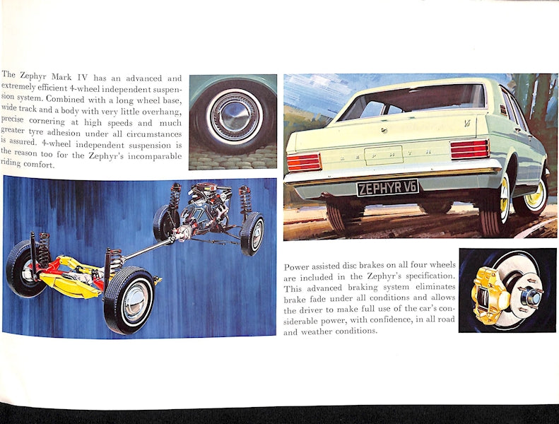 1966 Ford Zephyr V6 & Zephyr Brochure image 6