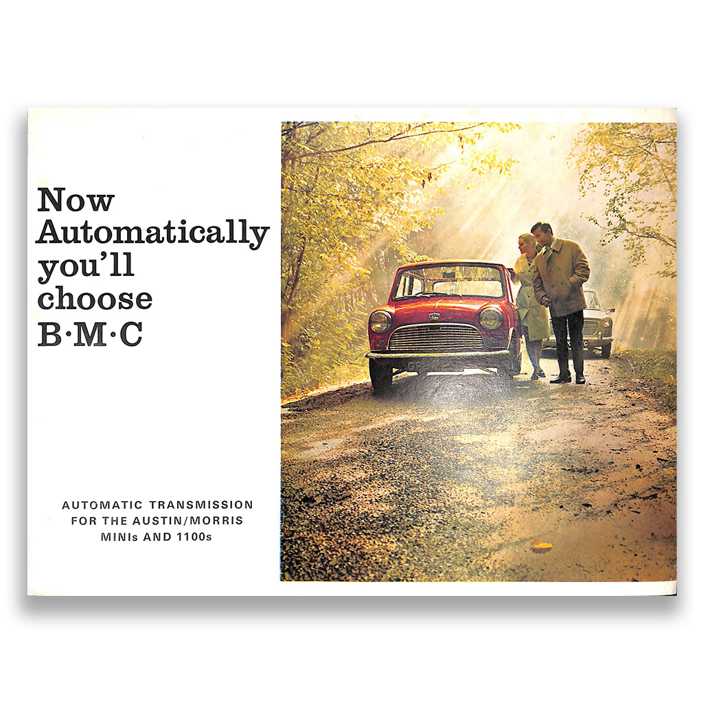 Mini Automatic Transmission Car Sales Brochure #BMC121 1968