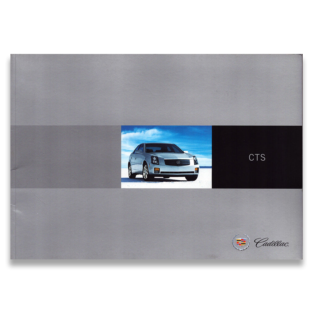 Cadillac CTS Car Sales Brochure #CTS 2004