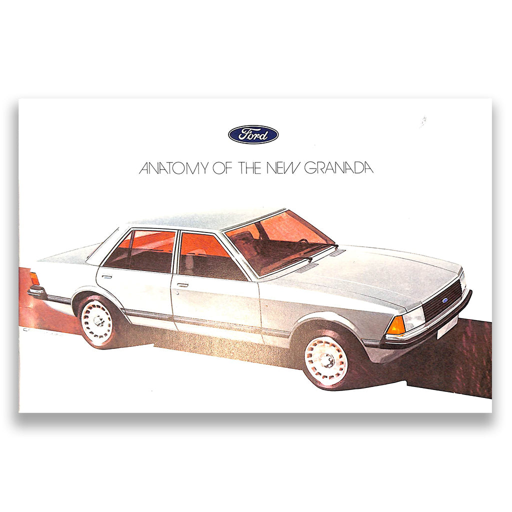Ford Granada Anatomy Car Sales Brochure 1977