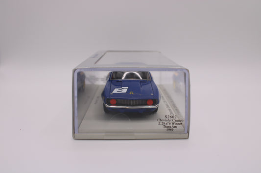 Chevrolet Camaro Z28 - Winner Trans Am 1969 #6 - Spark S2602 - 1/43 Scale Model