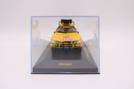 Peugeot 405 T16 #203 - Paris Dakar Rally 1990 - IXO RAC041 - 1/43 Scale Model