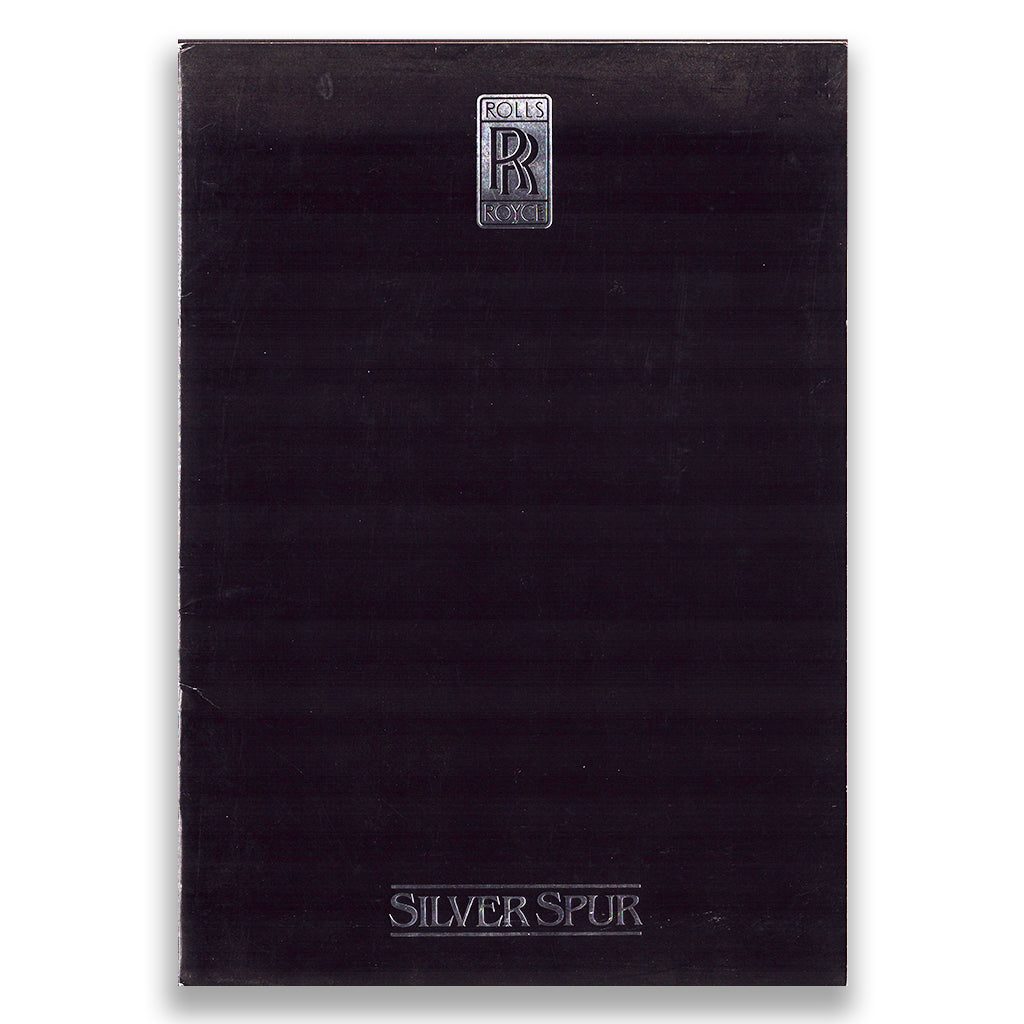 Rolls-Royce Silver Spur Car Sales Brochure 1980