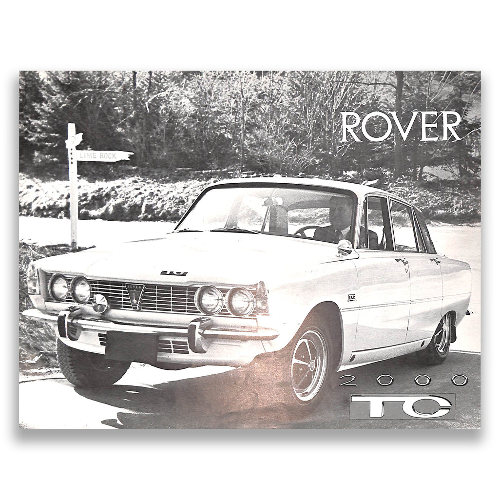 Rover 2000 TC Saloon US Market Car Sales Brochure 1966