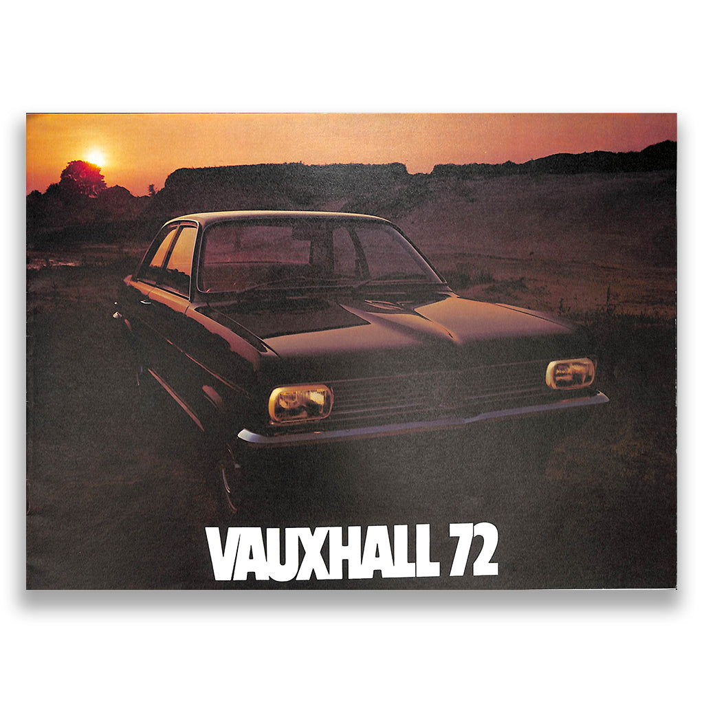Vauxhall Range Car Sales Brochure 1972