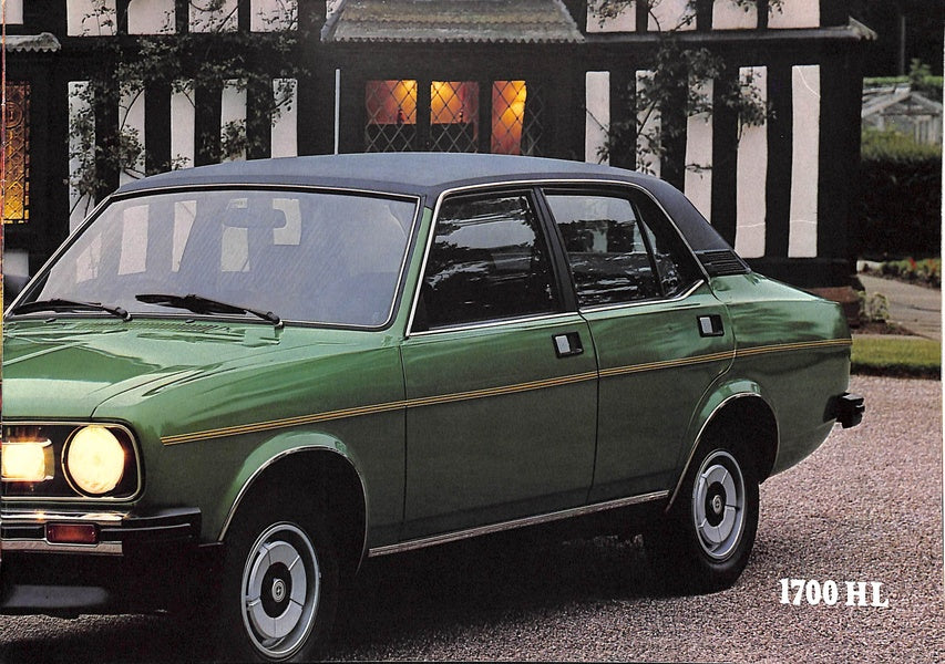 Morris Marina 3 Car Sales Brochure 3327 1978 image 2