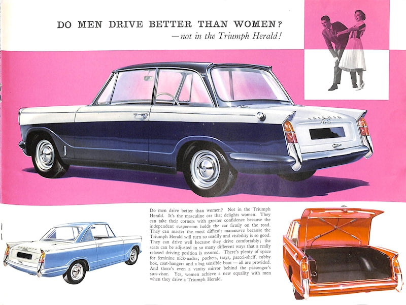 Triumph Herald Car Sales Brochure #268/R6/9/60 1960 image 5