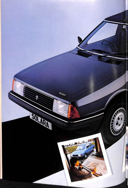 Talbot Solara Car Sales Brochure 1980 #C9596 image 7