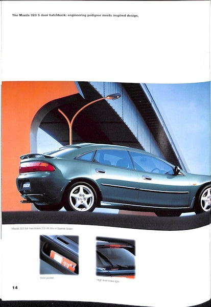 Mazda 323 Car Sales Brochure 879 1/97 image 11