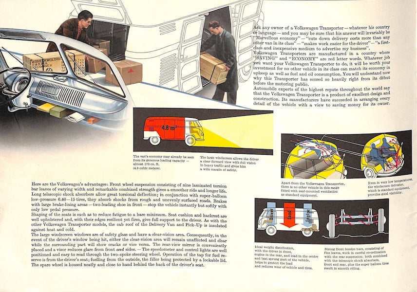 1957 Volkswagen Transporters Brochure image 1