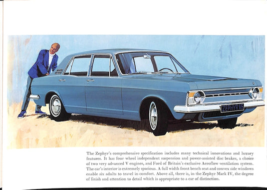 1966 Ford Zephyr V6 & Zephyr Brochure image 1