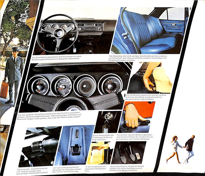 Sunbeam Avenger Car Sales Brochure German Text 1972 image 4