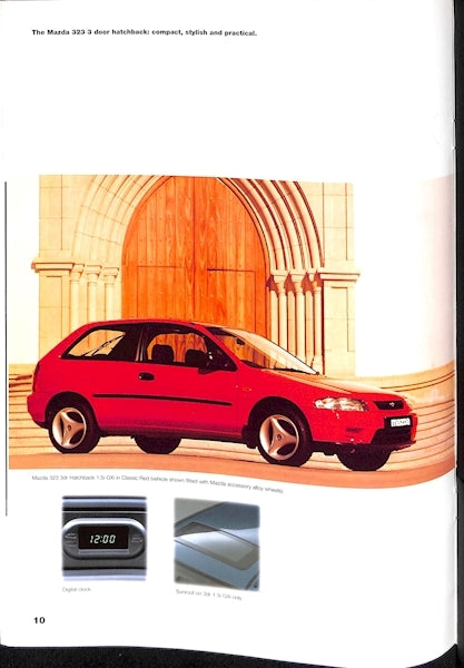 Mazda 323 Car Sales Brochure 879 1/97 image 9