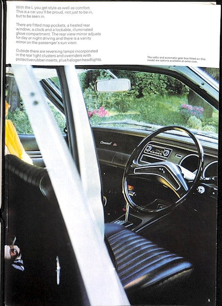 Ford Consul Car Sales Brochure FA704 1974 image 4