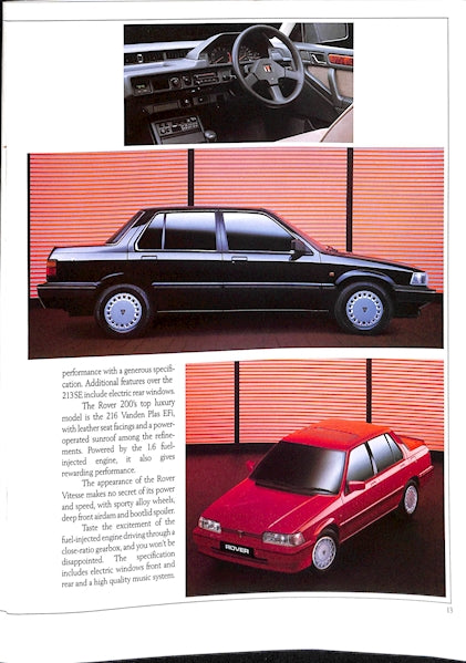 Austin-Rover Range Brochure Metro, Montego, Mini, #3904/E 1989 image 7
