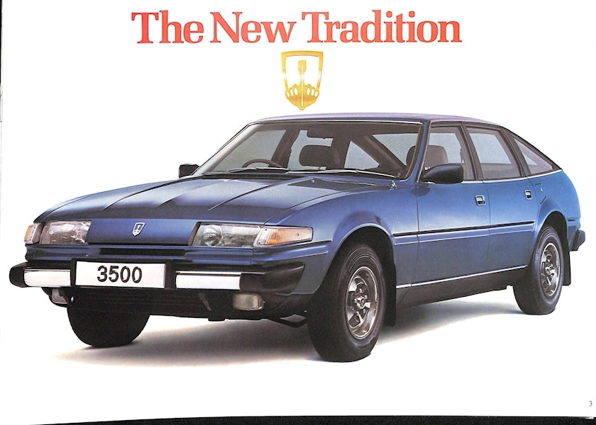 Rover SD1 Brochure #3255A 1977 image 2