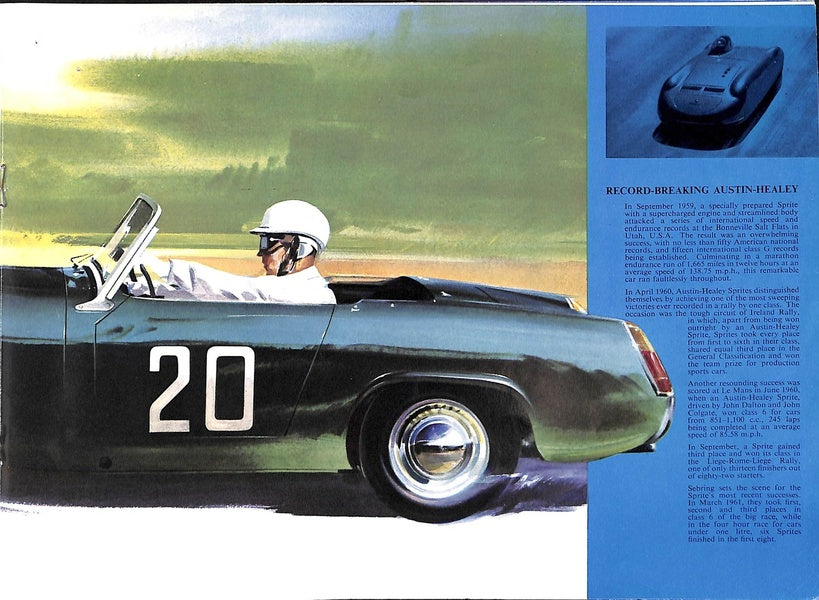 Austin Healey Sprite MkII Car Sales Brochure 1962 #1995 image 6
