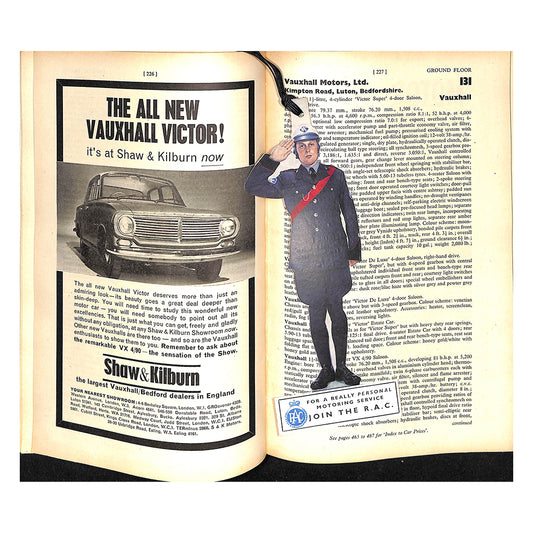 Earls Court Motor Show Guide 1961