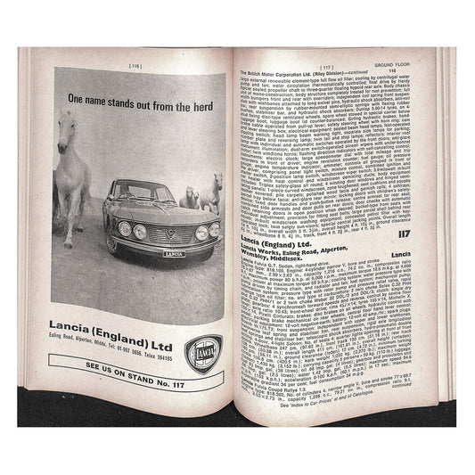 Earls Court Motor Show Guide 1968