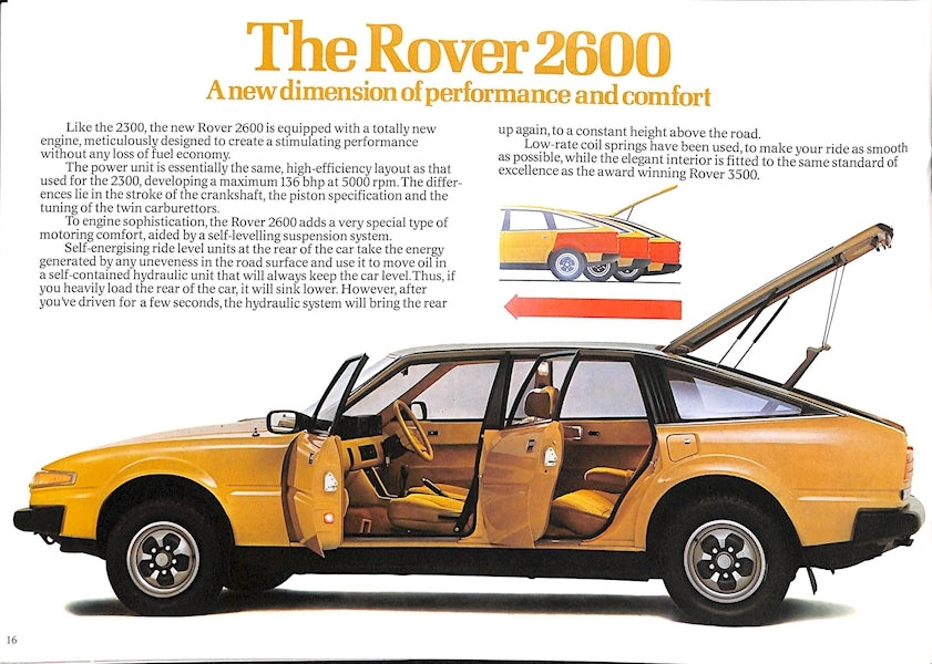 Rover SD1 Brochure #3255A 1977 image 9