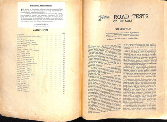 Motor Road Test Annual 1950 image 1