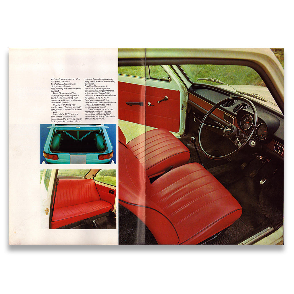 Fiat 127 Car Sales Brochure 1973