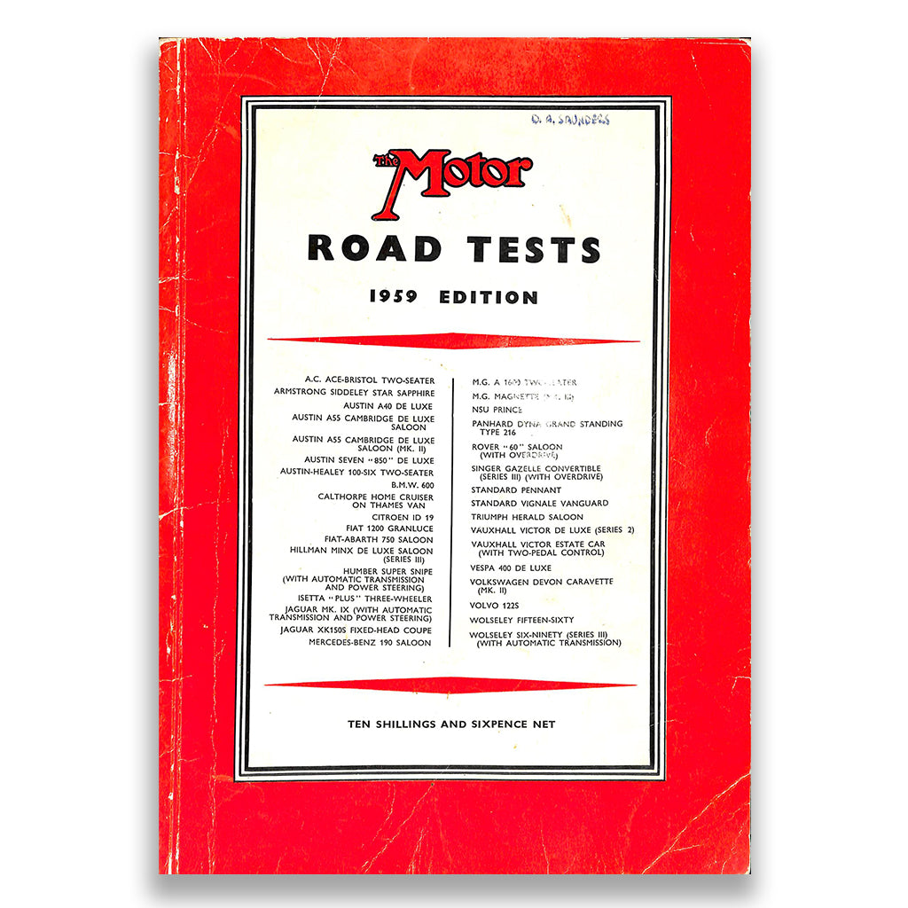 "Motor" Road Test Annual 1959