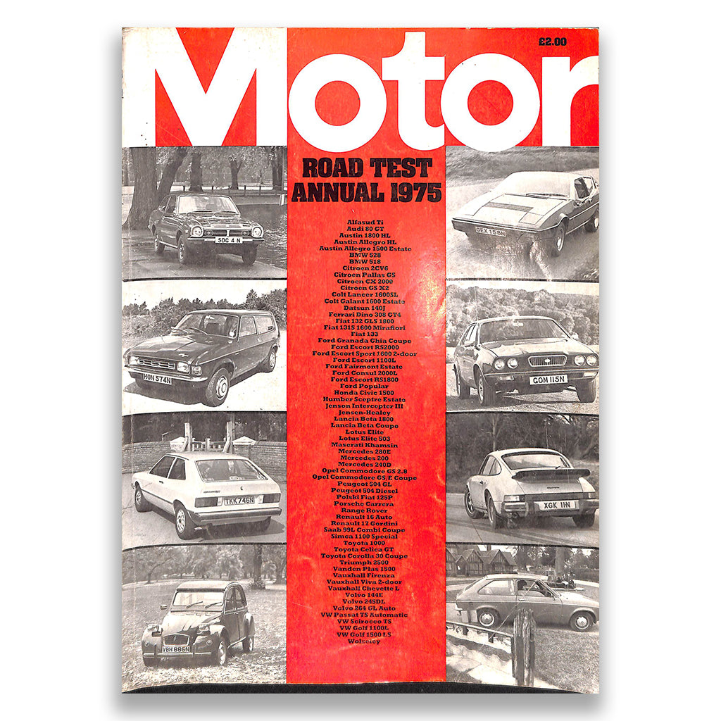 "Motor" Road Test Annual 1975