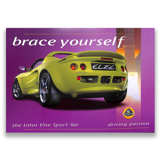 Lotus Elise S1 Sport 160 Car Sales Brochure #05009E 2000