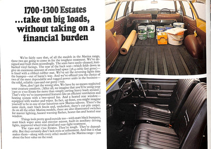 Morris Marina 3 Car Sales Brochure 3327 1978 image 11