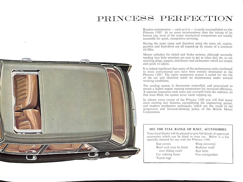 Vanden Plas Princess 1100 Brochure #2232/A 1964 image 6