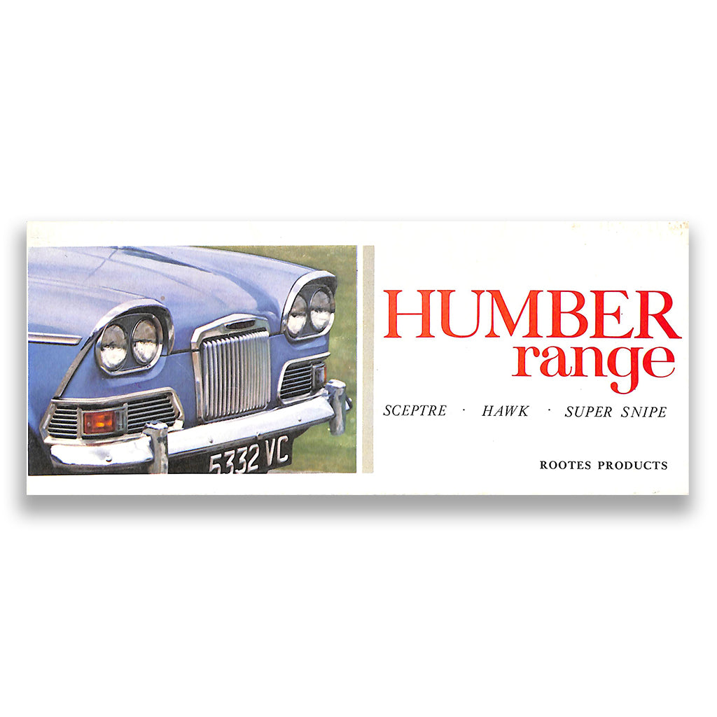 Humber Range Car Sales Brochure, #1011/H 1963-4