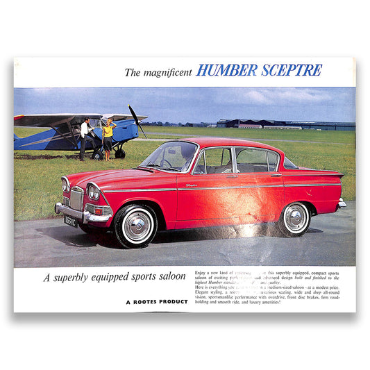 Humber Sceptre Car Sales Brochure, #1024/H 1963