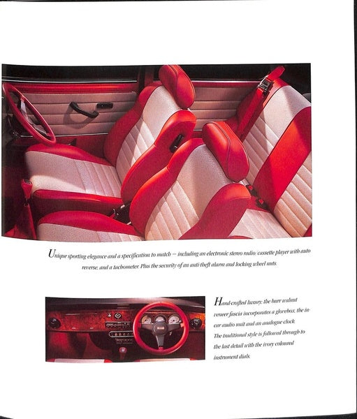 Rover Mini Monte Carlo Car Sales Brochure 1994 #4789 image 3