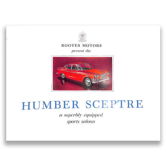 Humber Sceptre Car Sales Brochure,  #1083/H 1962