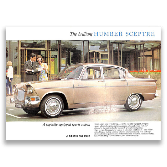 Humber Sceptre Car Sales Brochure, #1084/H 1964