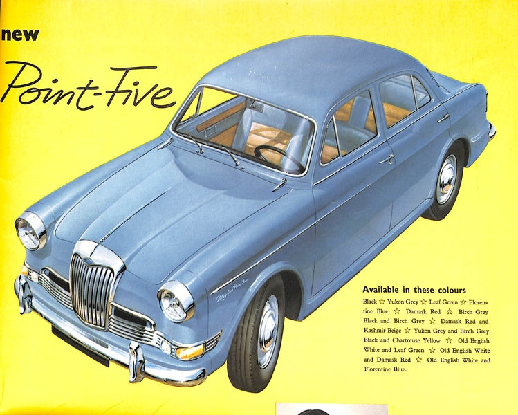 Riley 1.5 Foldout Car Sales Brochure, #D672 1957 image 4
