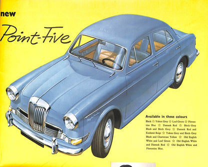 Riley 1.5 Foldout Car Sales Brochure, #D672 1957 image 4