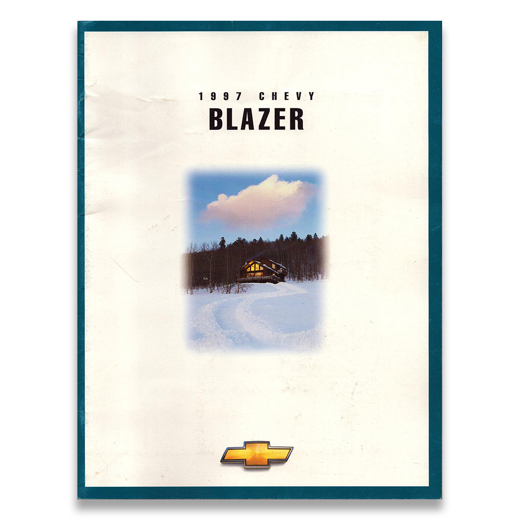 Chevrolet Blazer Car Sales Brochure #122-7B 1997