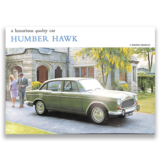 Humber Hawk Foldout Car Sales Brochure, #1225/H 1965/66