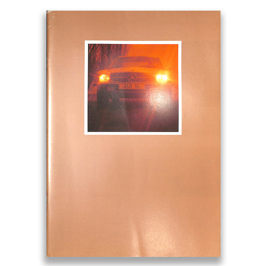 Mercedes-Benz 350SL Car Sales Brochure 1971
