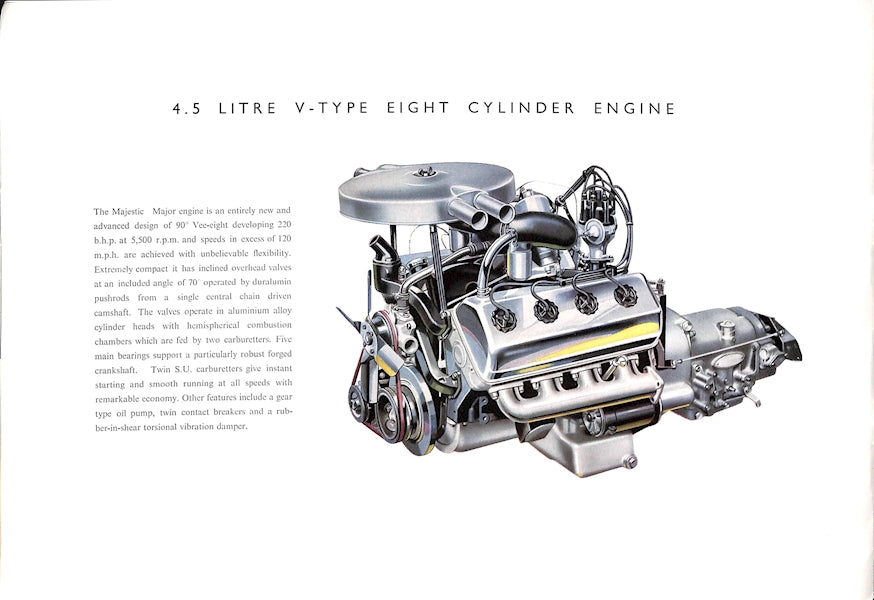 Daimler Majestic Major 8-page Large Format Brochure 1961/62 image 7