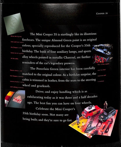 Rover Mini Cooper 35 Car Sales Brochure 1996 #5083 image 5
