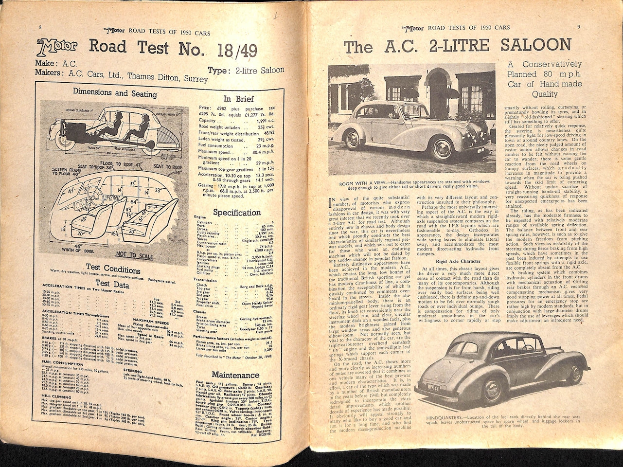 Motor Road Test Annual 1950 image 2