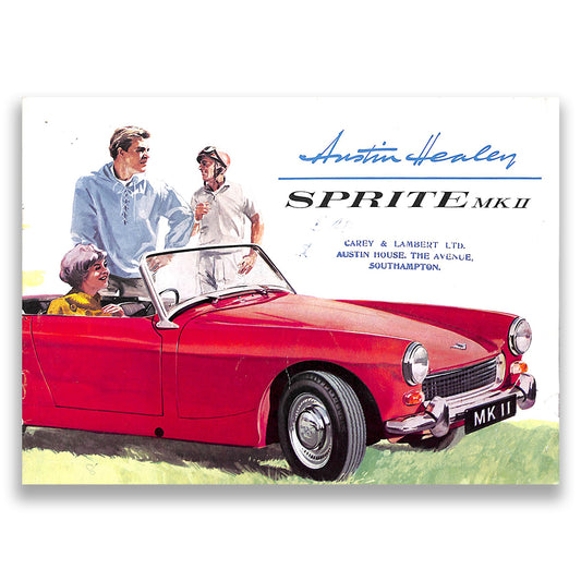 Austin Healey Sprite MkII Car Sales Brochure 1962 #1995