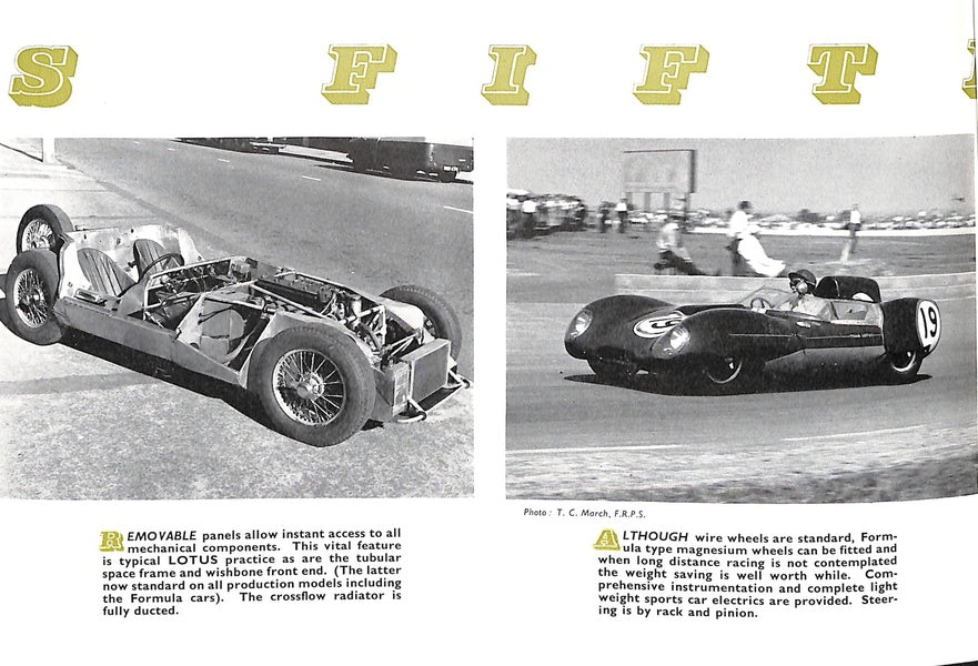 Lotus Fifteen Sales Brochure 1959 image 2