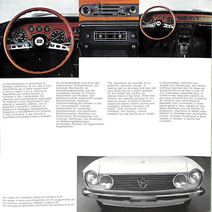 Lancia Fulvia Coupe Series 2 Car Sales Brochure #8799385 1972/73 image 9
