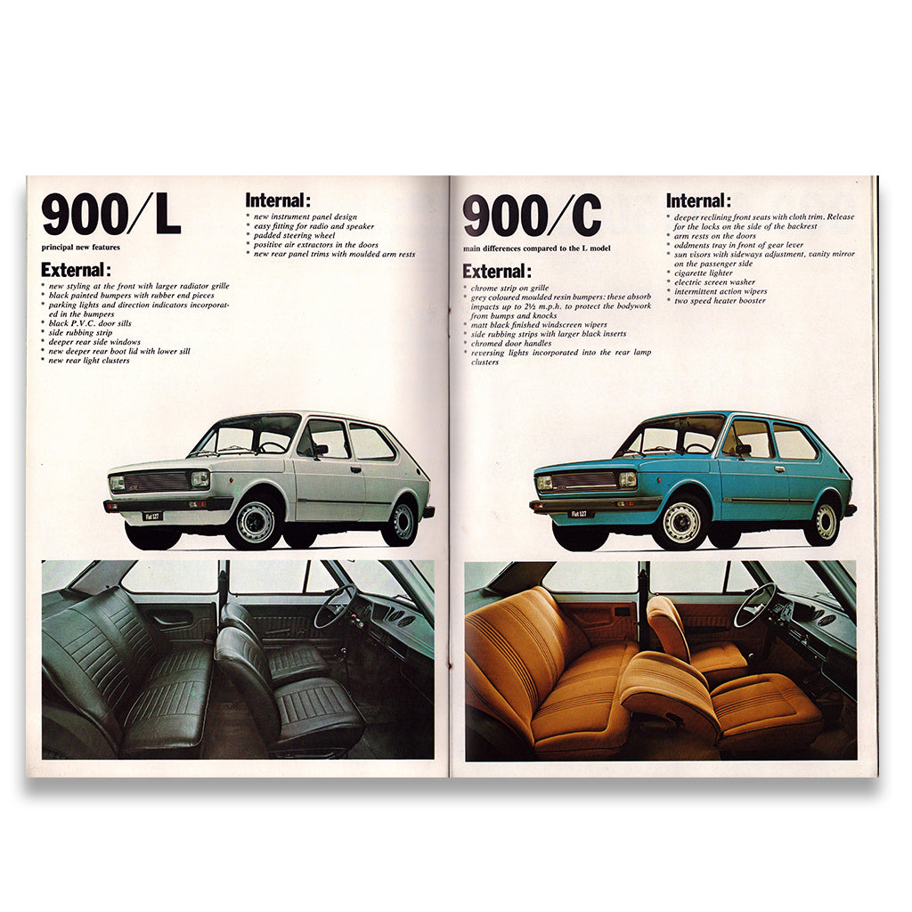Fiat 127 Car Sales Brochure #2.0220 1977