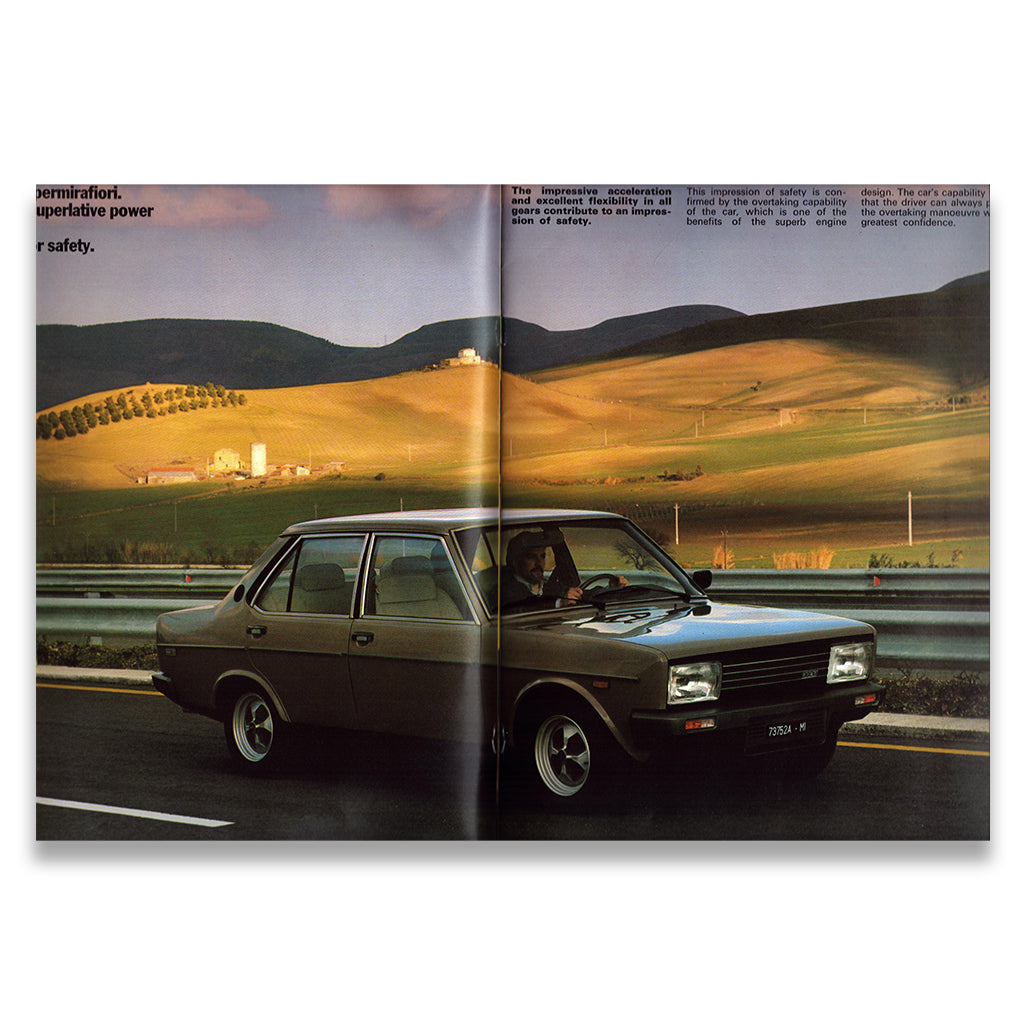 Fiat 131 Supermirafiori Car Sales Brochure #2.0289 1978