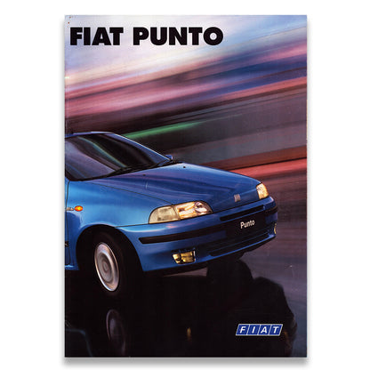 Fiat Punto Car Sales Brochure #2.8285.52 1997